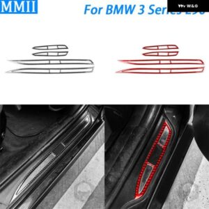 BMW 3シリーズ E90 M3 2005-2012 カーボンインナードアシル パネル フレーム カバー 装飾 カー インテリア アクセサリー ステッカー
