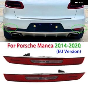ポルシェ 1/2個 車リア バンパー リフレクター ライト ハーネス と 電球 付き マンカ 2014-2020 EU バージョン