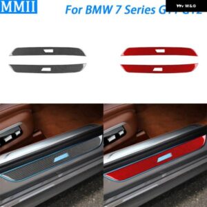 BMW 7シリーズ G11 G12 2015-2022 カーボン アウター ドア ドアシル 装飾 ストリップ車室内 装飾 アクセサリー ステッカー