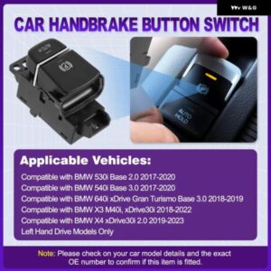 BMW パーキング ブレーキ コントロール スイッチ ハンドブレーキ ボタン 61316842027 61315A403D3 61316819979 530I 540I 640I X3 X4 G30 G31