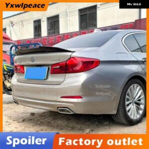 BMW 5シリーズ G30 G38 スポイラー 2018-21 PSM スタイル カーボンリア トランク リップ スポイラー ト ランク カバー スタイリング