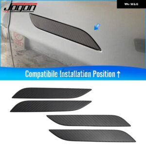 テスラ ドアハンドル カバー カーボン モデル3 YモデルS アウター ドアハンドル ステッカー 装飾 プロテクター 外装 アクセサリー