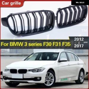 BMW ABS カー スタイリング フロントキドニー グリル デュアルスラット グリル F30 F31 F35 2012-2017 320I 325I 328I 自動