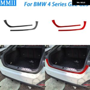 BMW 4シリーズ G22 G23 G26 2021-2025 カーボンリア トランク パネル カバー トリム 装飾 アクセサリー ステッカー