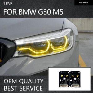 BMW 黄色 LED DRL ボード 2019 G30 530I 540I M5 デイタイム ランニング ライト チップ