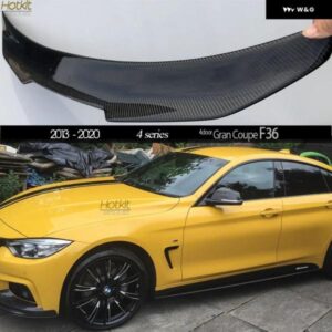 BMW 高光沢カーボンリア トランク スポイラー ブーツ スポイラー テール ウイング F36 グランクーペ 4シリーズ