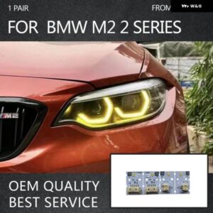 BMW ANGEL EYES M2 2シリーズ LED レモンイエロー DRL マルチカラー F22 F23 F87 LCI デイタイム ランニング ライト