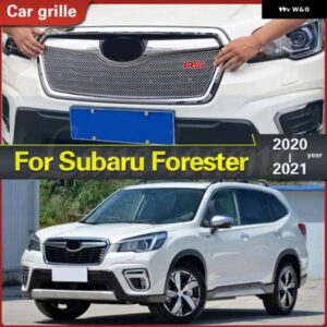 スバル フォレスター 2020 2021 フロント バンパー グリル メッシュ記事 装飾 トリム レーシング グリル メッシュ グリル