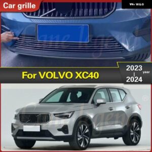 ボルボ フロント バンパー アンダー グリル グリル XC40 2023 2024 ステンレス フロント吸気 グリル ラジエーター レーシング グリル