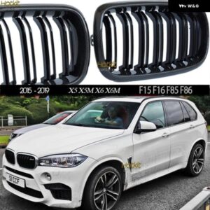 BMW F15 覚悟 カー スタイリング カーボンラッピング フロントキドニー バンパー グリル X5 F15 X5M F85 X6 F16 X6M F86 2015 - 2019
