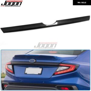 スバル WRX VB STI S4 2022-2024 カーボン 外装 リア トランク テールゲートプレートテールゲートモールド蓋カバー トリム