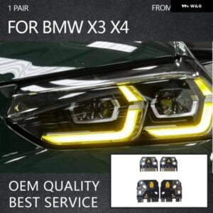 BMW 黄色 LED ボード OEM 6002TZ0383 6002TZ0384 2022 2023 X3 G01 X4 G02 フル LED ヘッドライト DRL チップ