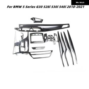 BMW 5シリーズ G30 528I 530I 540I 2018-21 インテリア トリム アクセサリー カーボンエア アウトレット センター コンソール パネル
