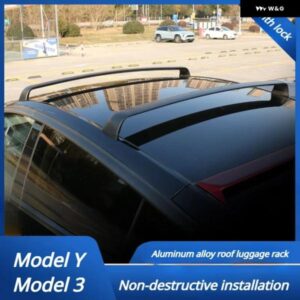 テスラ モデルY モデル3 ルーフラック カスタム アルミクロスバー ホルダー キャリア レールクロスバー アップグレード と防止ロック部品