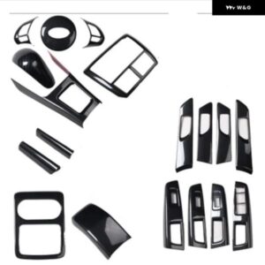 スバル フォレスター 2008-2012 カーアクセサリー中央 制御 ドアハンドル ウォーターカップ ギア シフト ヘッドカバー ABS ステッ