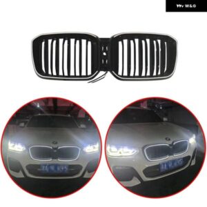 BMW X3/X4 G01 G02 G08 M40I 20I 30I LCI 2022-2024 ABS フロント バンパー グリル グリッド ライト ランプ LED 付き
