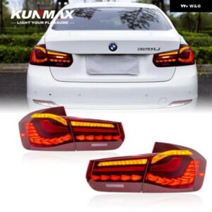 BMW 2X テールライト を見る F30 2013-18 LED ブレーキ流れる水フリッカーテールランプフォグリバース テールライト プラグアンドプレイ