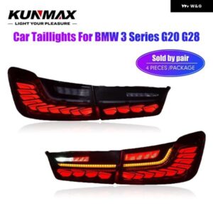 BMW 2個 テールライト 現 3シリーズ G20 G28 LEDブレーキ流れる水フリッカープラグアンドプレイテールランプ リバースライト テール