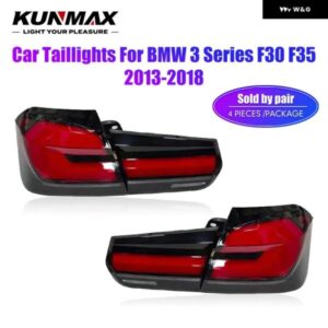 BMW LED テールライトペア 3シリーズ F30 F35 2013-18 流れる水 テールライト 現プラグアンドプレイ リアランプ