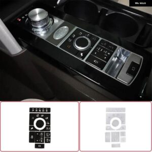 ランドローバー センターコンソール モールドモード調整ボタン スパンコール 装飾 ステッカー カー レンジローバーヴォーグ 2015-16