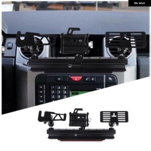 ランドローバー ディスカバリー 3 LR3 2004-2009 合金カーモデリングセンターコンソール 多機能電話ホルダー インターホンホルダー