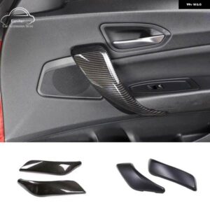 BMW 1シリーズ 2シリーズ F20 F21 F22 F23 2012-18 ABS カーボンスタイルインナー ドアハンドル カバー 装飾 ステッカー