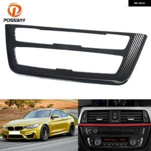 BMW インテリア センターコンソール コントロールパネル ABS ハードトリムカバー M4 F80 F82 M3 F83 2014-2018 自動車
