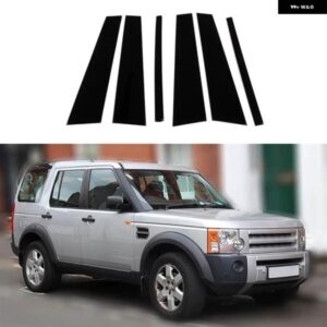 ランドローバー ドア窓ピラー ポストドアトリムカバー ステッカー 外装フィット ディスカバリー 3 LR3 2004-2009 ディスカバリー 4 LR4 2009-16