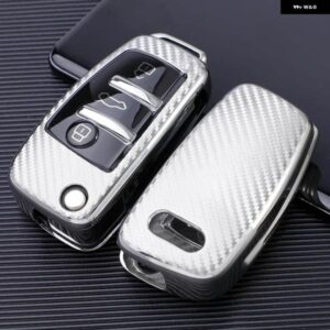 アウディ TPU カーボンキーケース A1 A3 8P A4 A5 A6 C7 A7 S3 S7 S8 R8 Q2 Q3 Q5 Q7 Q8 SQ5 TT RS3 RS6