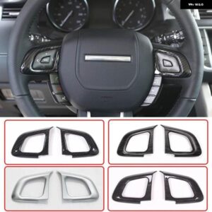 ランドローバー ABS クロームステアリング ホイールボタン フレームカバー トリム レンジローバー EVOQUE 2011-2017 カースタイリング