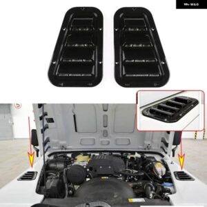 ランドローバー ディフェンダー 2004-19 フロント エンジン フード換気カバー 吸気スクープエア アウトレット 雪カバー カー