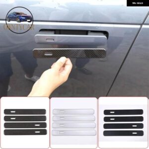 ランドローバー レンジローバー VELAR 2017 2018 ABS クローム/カーボン外装 ドアハンドル トリムカー