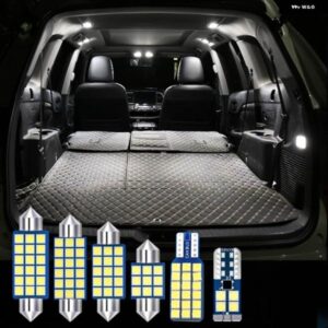 スバル フォレスター SH SJ SK 2009-2017 2018 2019 10個 LED 電球 インテリア 地図読書ランプドアトランクラン