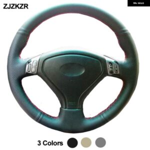 スバル 車ステアリング ホイールカバー フォレスター 2005 - 2007 アウトバックレガシィ 2005 - 2007 編組ステアリング ホ