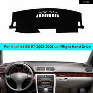 アウディ A4 B6 B7 2002 -2007 2008 LHD RHD 2 層車インナーダッシュボード カバー ケープ クッション パッド スタイリング
