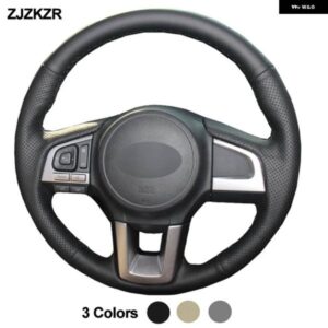 スバル 車ステアリング ホイールカバー レガシィ 2015-2017 アウトバック 2015-2017 XV クロストレック 2016-2017