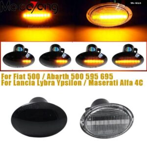 マセラティ LED ダイナミック サイドマーカーウィンカー ライト フィアット 500 フォード KA ランチア リブラ イプシロン グランカブリオ