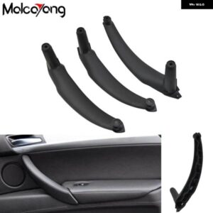 BMW ブラック/ベージュ車インナー ドアハンドル E70 E71 E72 X5 X6 2007-2013 パネルプルトリムカバー 51416969402 インテリア ドアハンドル