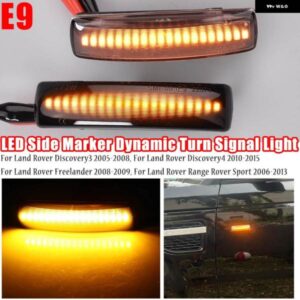 ランドローバー LED 流れるウィンカー ライト ディスカバリー 3 4 フリーランド 2 レンジローバースポーツシーケンシャルサイドマーカー インジケータ