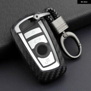 BMW カーボンキー FOB ケースカバー チェーンリング F20 F21 F22 F23 F30 F31 F32 F33 F34 F36 F06 F07 F10 F12 F13 F01 F25 F26