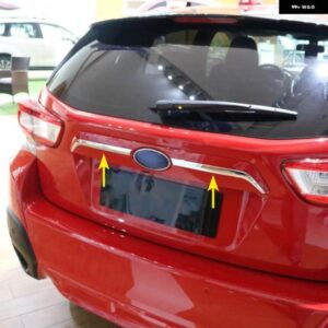 スバル CROSSTREK XV 2018-2023 クロームトランクテールゲート ストリップモールドトリム