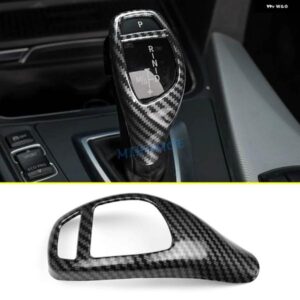 BMW カーボンギアシフトノブ カバー キャップ 1 2 3 4 5 6シリーズ X3 X4 X5 X6 F20 F22 F30 F34 F36 F10 F11 F06 F25 F26 F15 F16