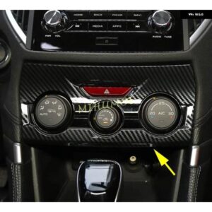 スバル カーボン インテリア センターコンソール エアコンスイッチ カバー トリム フォレスター SK 2019-24