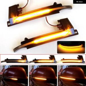 アウディ 2個 ダイナミック ウィンカー LED サイドミラー インジケータ ウインカーリピーターライト A3 8P A4 A5 B8 Q3 A6 C6 S6 B8.5 S5 RS5 RS4