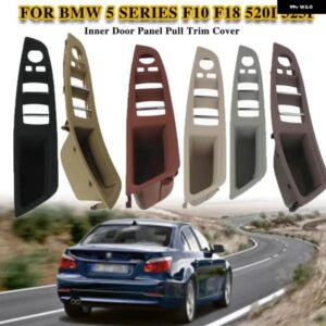 BMW 5シリーズ F10 F11 左ハンドル LHD 2010-2016 品質の インテリア インナー ドアハンドル パネルプルトリムカバー 51417225873
