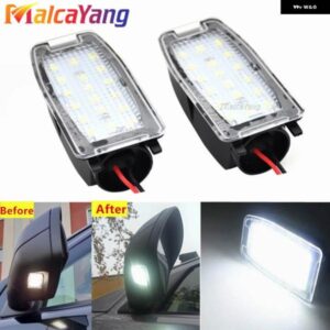 ランドローバー 2X ノーエラーホワイト LED アンダーサイドビューミラー パドル ライト ディスカバリーフリーランダー LR2 LR3 LR4 レンジローバースポーツ