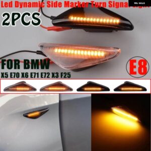 BMW 流れるウィンカー ライトダイナミック カー LED サイドマーカーシーケンシャル インジケータ ウインカー X6 E71 E72 X5 E70 X3 F25