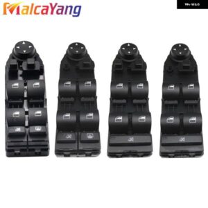 BMW 車ガラスリフタースイッチ 運転席側パワーウィンドウ 制御スイッチ E60 E61 5シリーズ 61316951919 61316951920