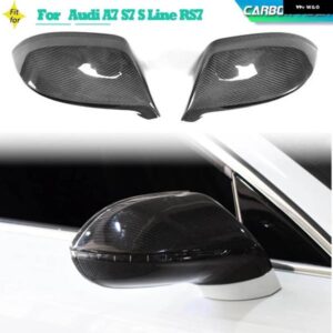 アウディ HSPEED KSLINE カーボン交換サイドバックミラー カバー キャップ A7 S7 SLINE RS7 ハッチバック 4 ドア 2011-2017
