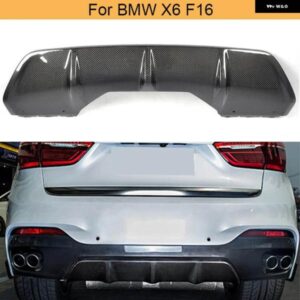BMW カーボンリアバンパー ディフューザー リップ X6 F16 スポーツスタンダード 2015-2018 リアバンパー ディフューザー リップスポイラー